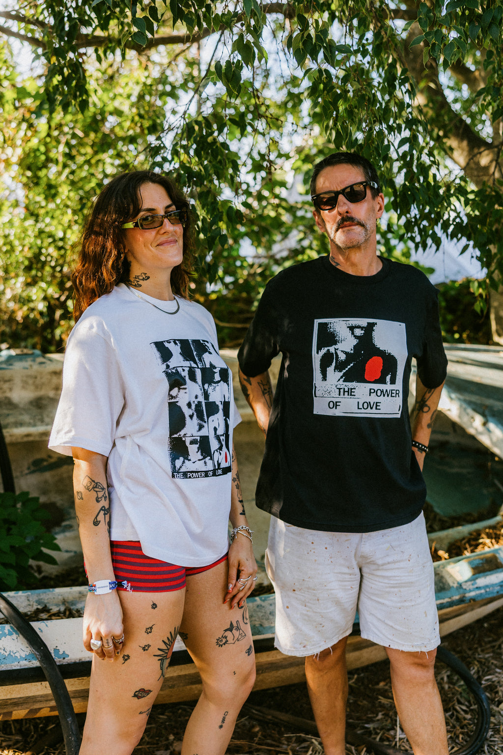 Love International x ACMH x The Power of Love T-shirt - Vintage Black