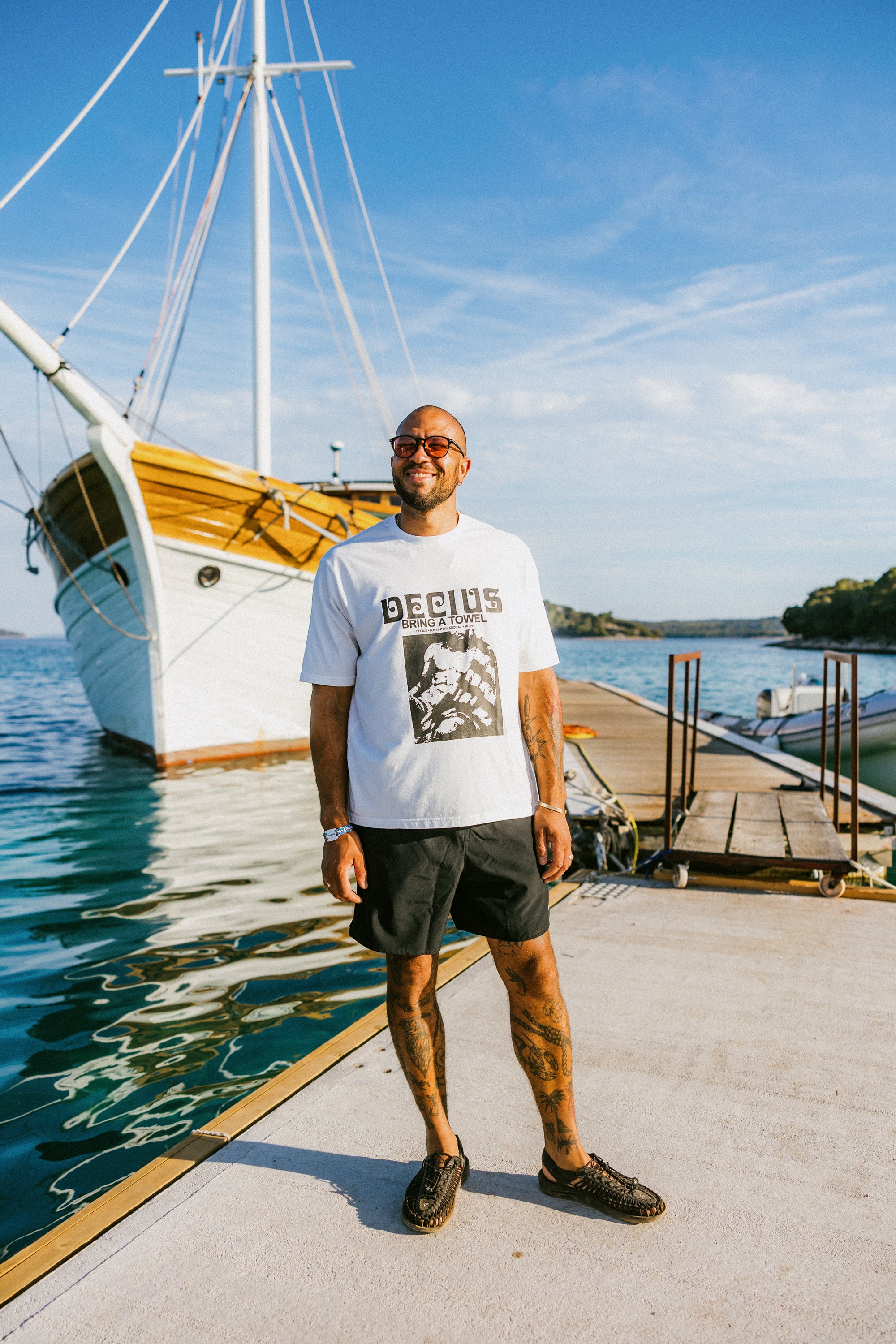 Love International x ACMH x Decius T-Shirt - White