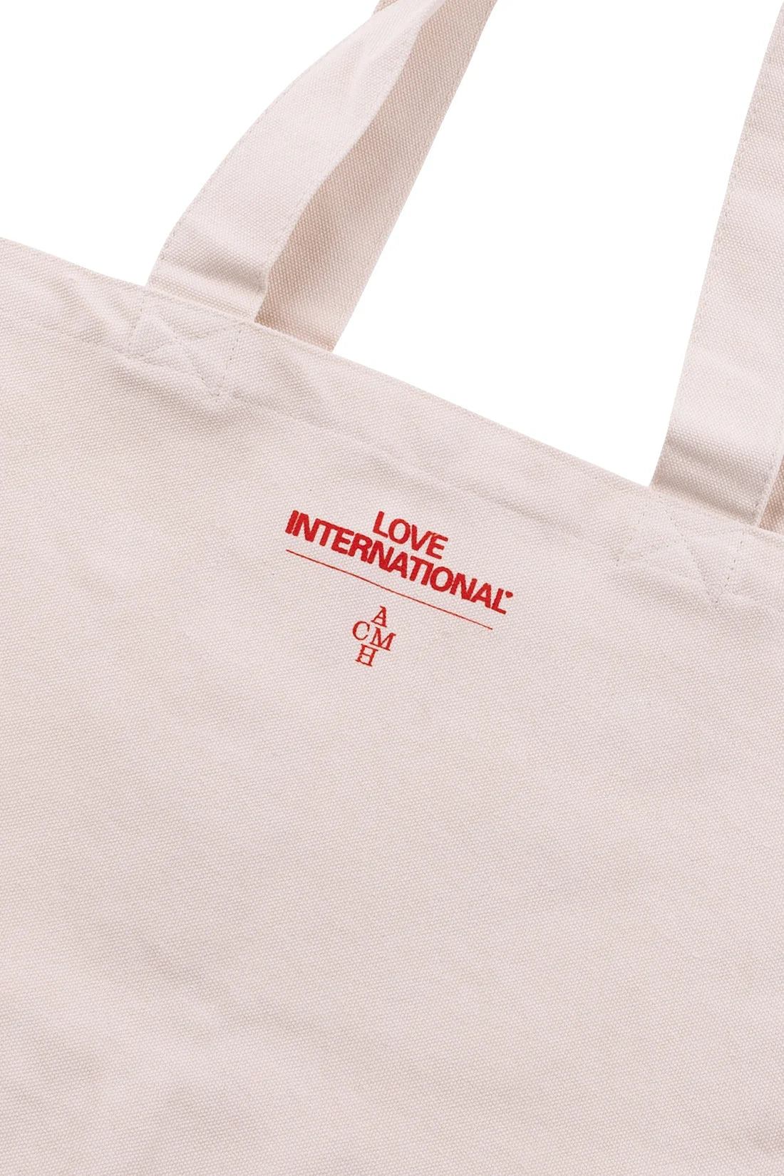 Love International x ACMH Make Love International Again Tote Bag - Ecru