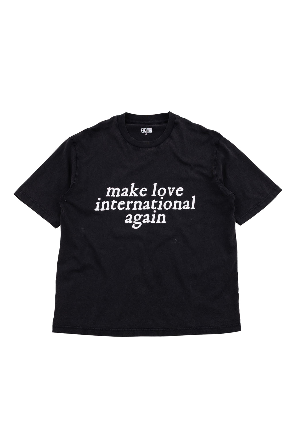 Love International x ACMH Make Love International Again T-shirt - Vintage Black / White
