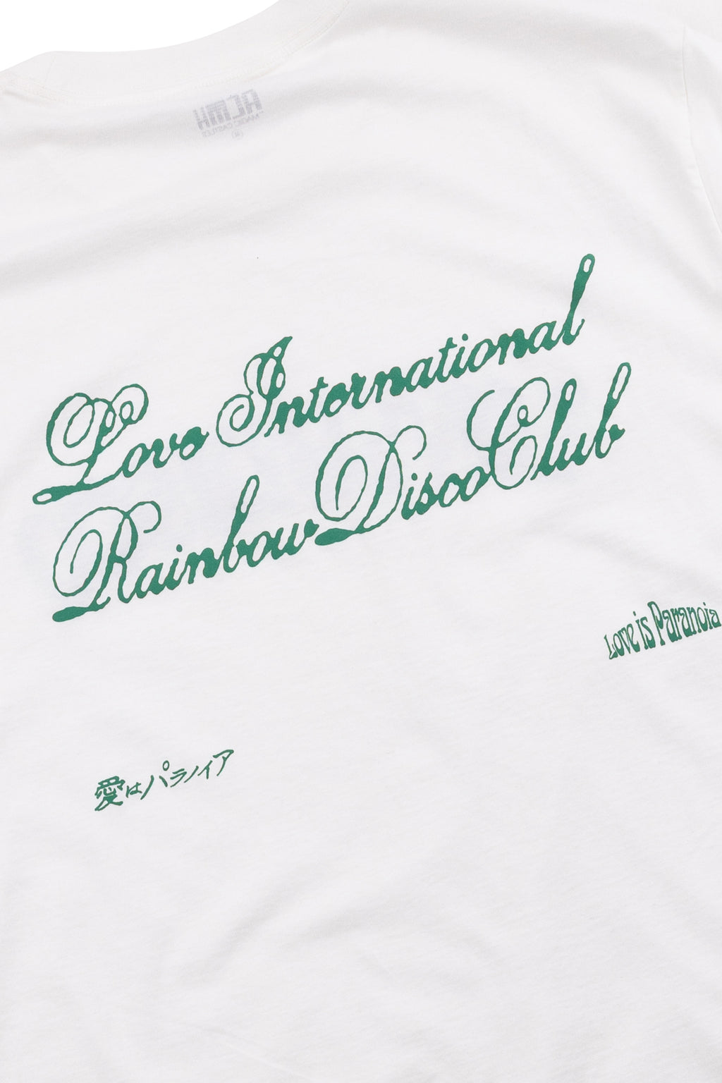 Love International x ACMH x Rainbow Disco Club T-Shirt White