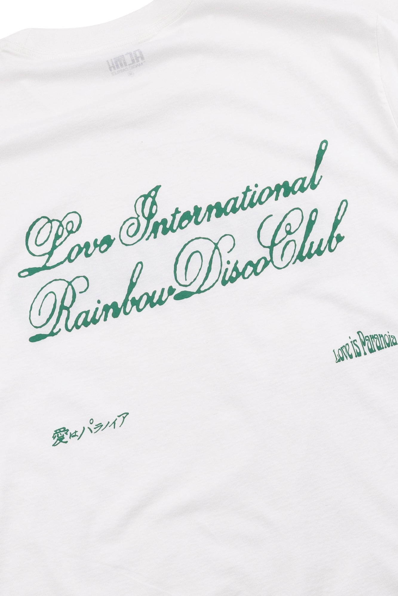 Love International x ACMH x Rainbow Disco Club T-Shirt White