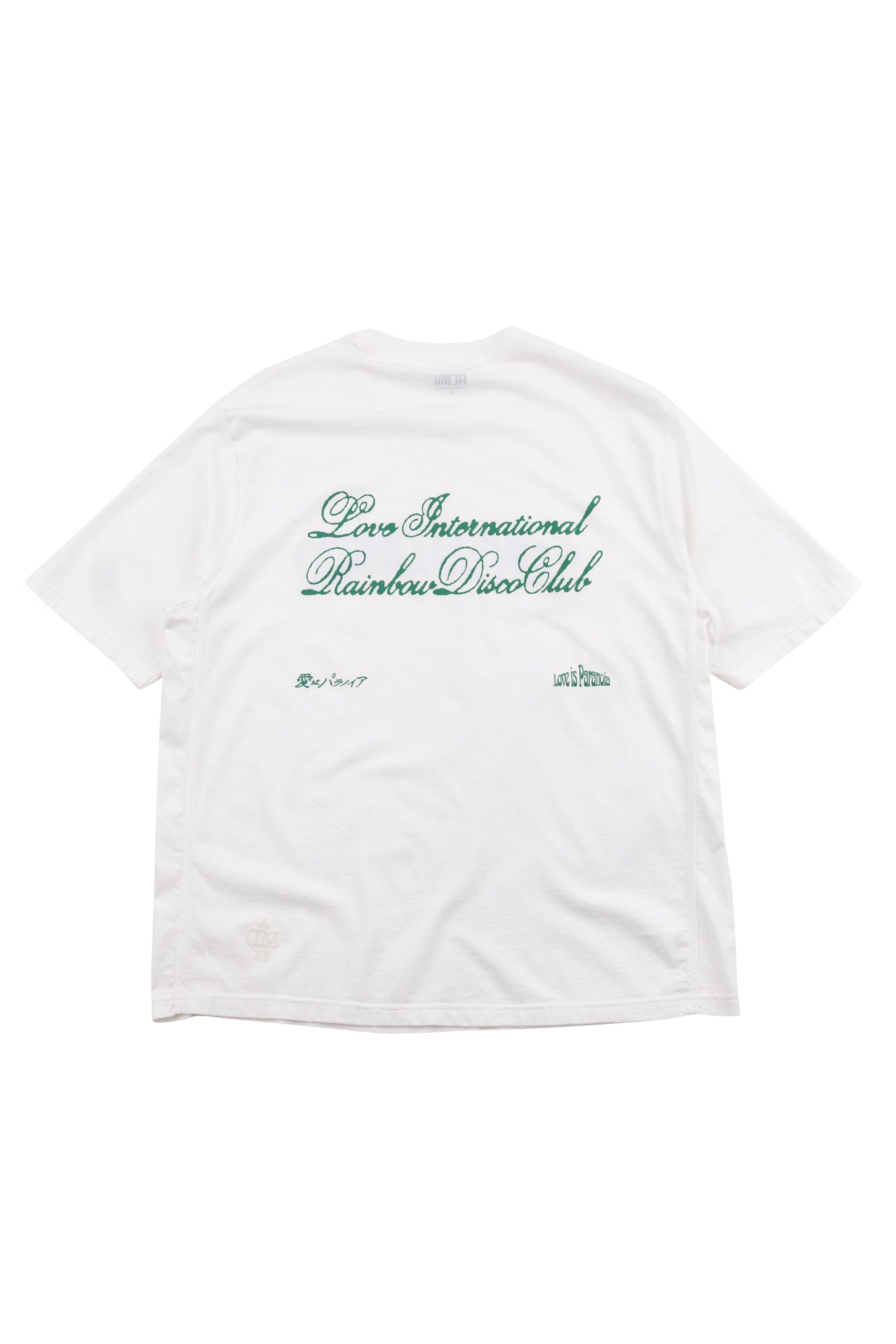 Love International x ACMH x Rainbow Disco Club T-Shirt White
