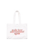 Love International x ACMH - Make Love International Again Tote Bag 2025 - White